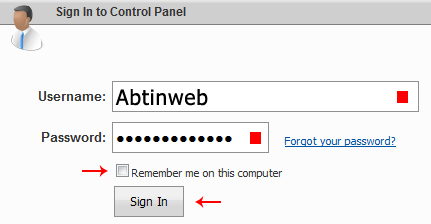 login-websitepanel